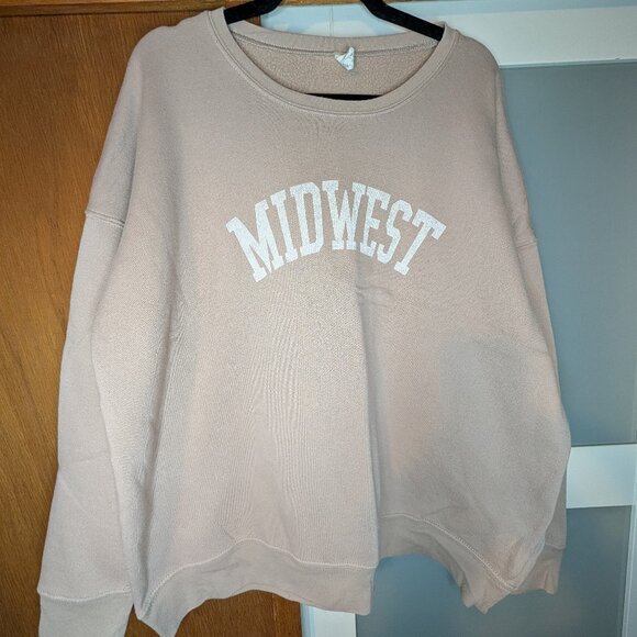 Oat Collective Midwest Sweater - Tan - 2XL - Picture 1 of 2